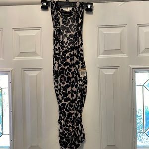 Women’s animal print long tank top. Size medium. INC brand